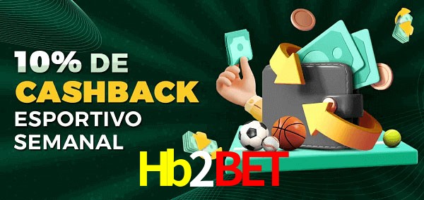10% de bônus de cashback na Hb2Bet